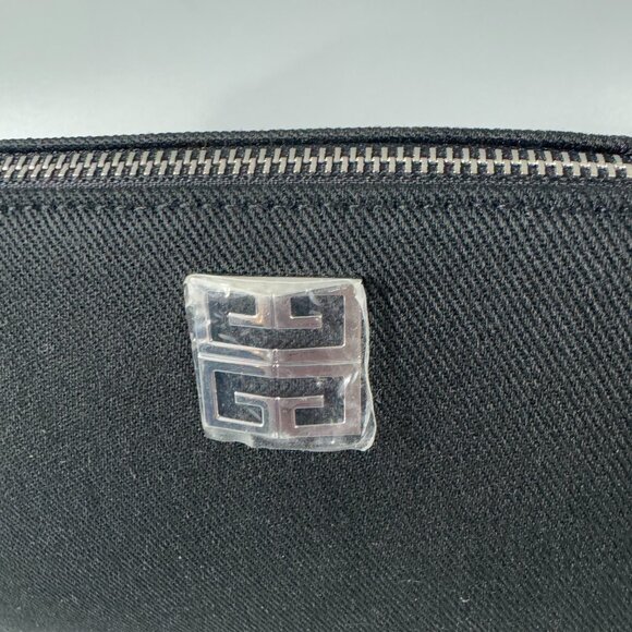 NEW GIVENCHY Parfums Black Makeup Bag Beauty Pouch - Picture 2 of 15